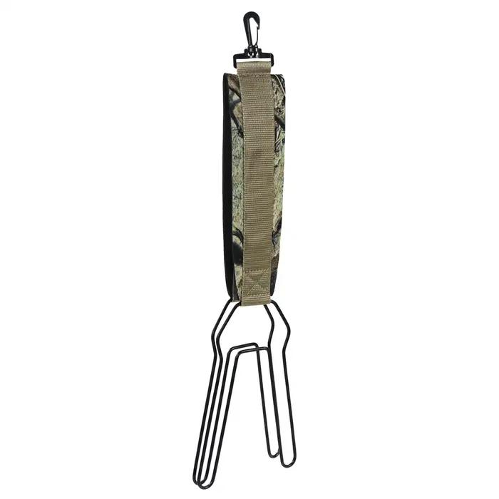 Sangle de transport néoprène pour gibier à plumes - Porte-oiseaux camouflage pour chasse