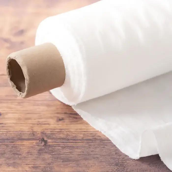 Tissu en Lin Français Doux Non Tissé, Lin Lavé pour Vêtements, Nappes, Rideaux, Bricolage Couture, Matériau AREX Naturel, 100%