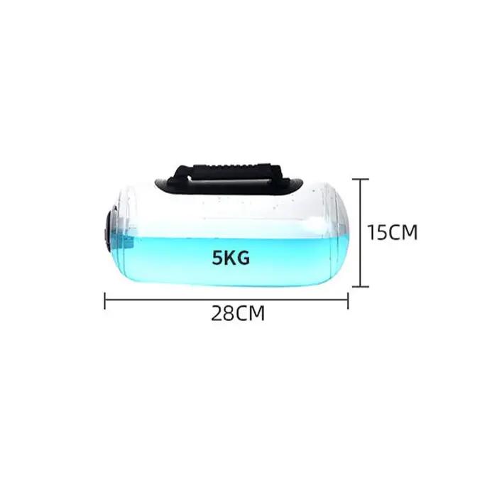 Sacs aquatiques gonflables portables, 5/10/15/20/30kg, pour l'haltérophilie, l'entraînement, la gymn