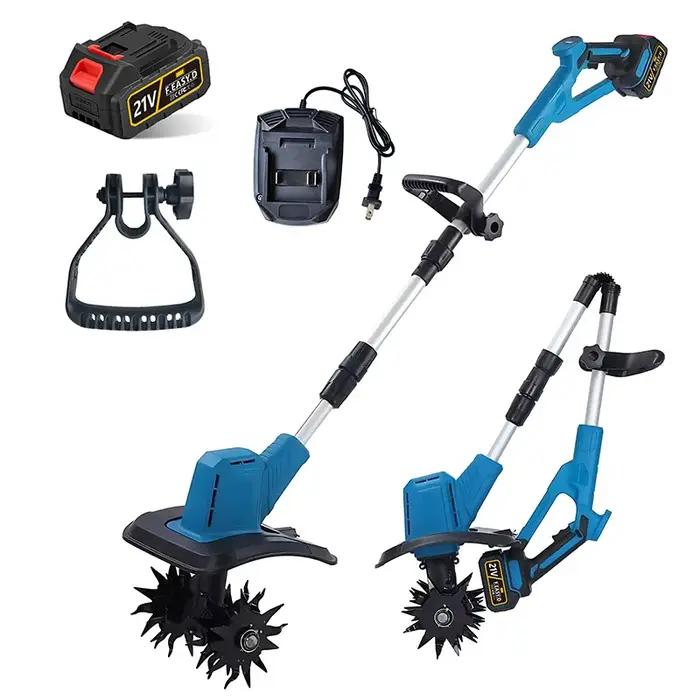 Nouveau motoculteur électrique pour désherbage labourage et creusement de fossés jardinage facile efficace et durable occasions spéciales