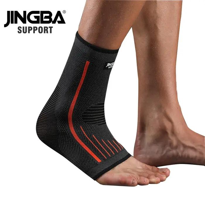 JINGBA SUPPORT 1 pièces Compression 3D sangle en Nylon ceinture protecteur de cheville Football chev