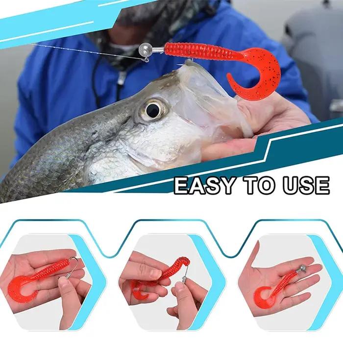 50 pièces têtes de gabarit de plomb hameçons de pêche 1/32 1/16 1/8 oz Crappie bar leurres de pêche