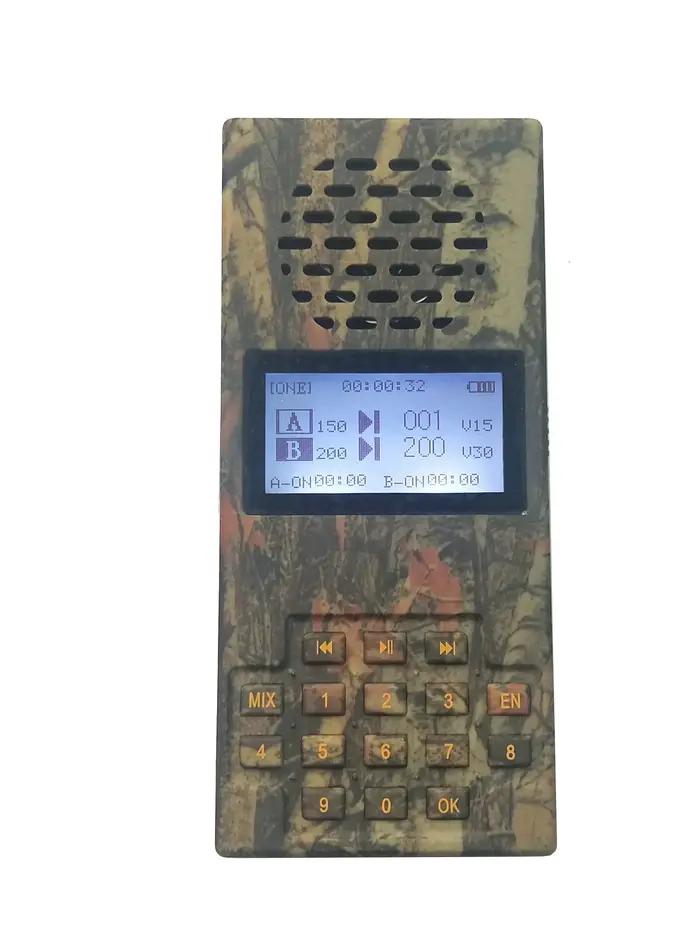 Appeleur oiseaux électronique BK1526 haut-parleur 20W 126dB technologie MP3 variété sons bibliothèque gibier occasions chasse
