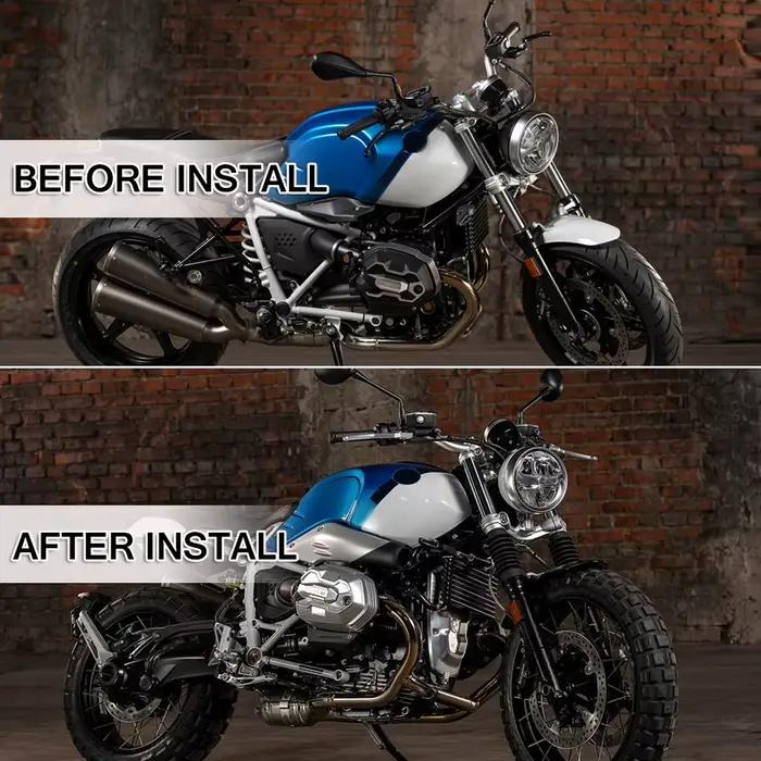 Couvercle de tige de fourche en alliage d'aluminium, pour BMW R NINE T ninet R9T Pure RnineT /5 2017