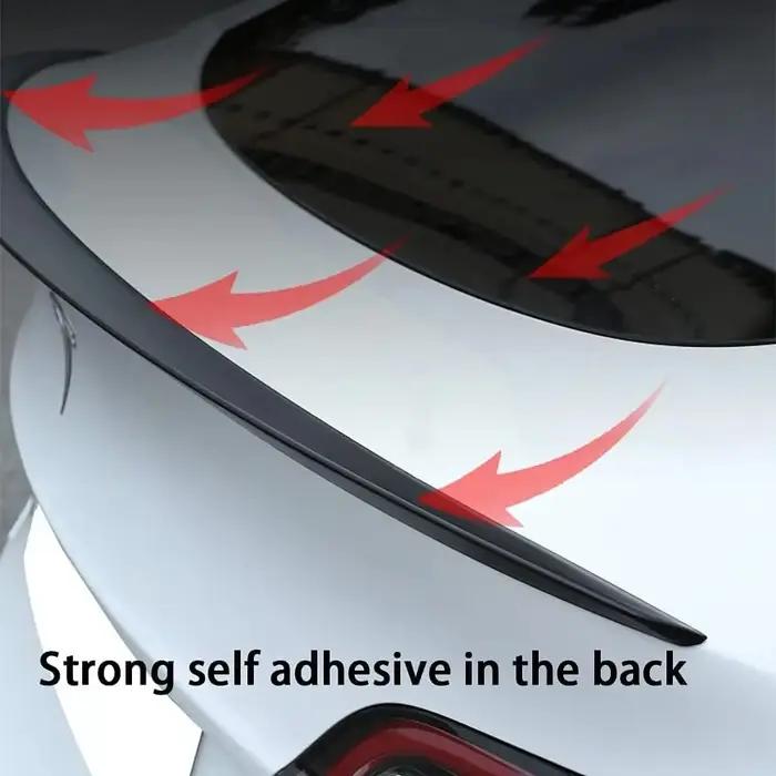 Accessoire sportif pour Tesla Model 3 et Model Y Spoiler Trunk Juniper 2025 ABS Noir Blanc Argent Bronze Blanc Brillant Gris Foncé Gris Clair Jaune Bleu Marine Bleu Fuchsia Bourgogne Brun Ivoire Lavande Occasions spéciales pour collectionneurs et passionnés