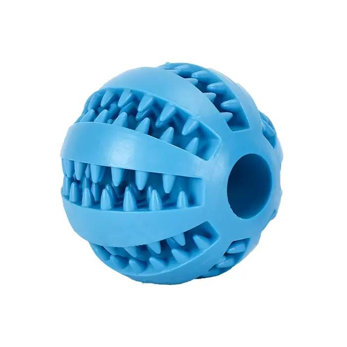 Balle à friandises interactive pour chien, jouet pour soulager les douleurs dentaires chez le chien,