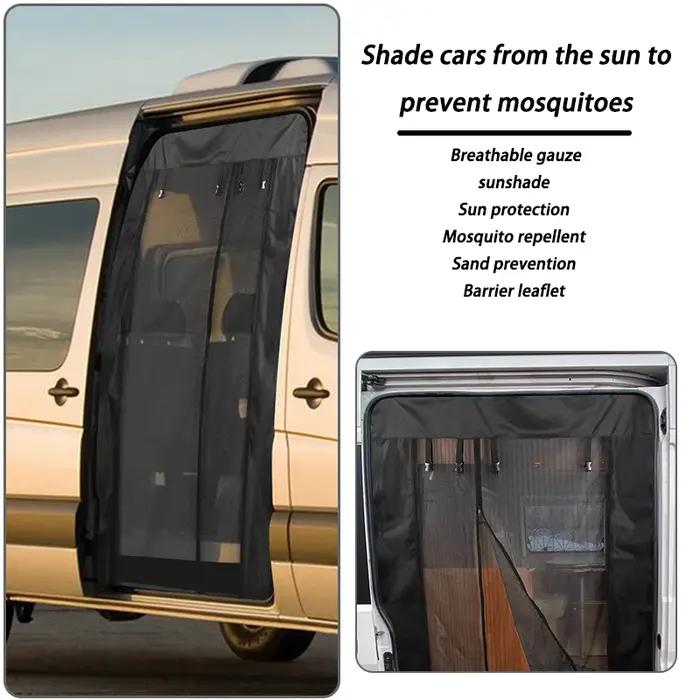 Moustiquaire Anti-Insectes Pour Mercedes Benz Sprinter Et Ford Transit MK8 Avec Fermeture Éclair Double Haute Visibilité En Fibre Synthétique