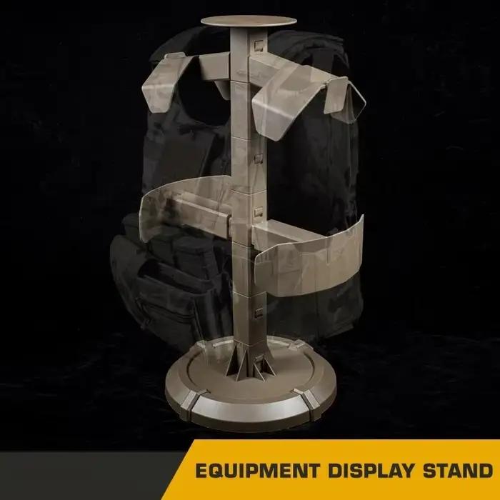 Support de présentation tactique robuste pour gilet pare-balles, casque rapide, porte-plaques, ceinture MOLLE, adaptable aux quatre saisons, pour chasseurs et boutiques