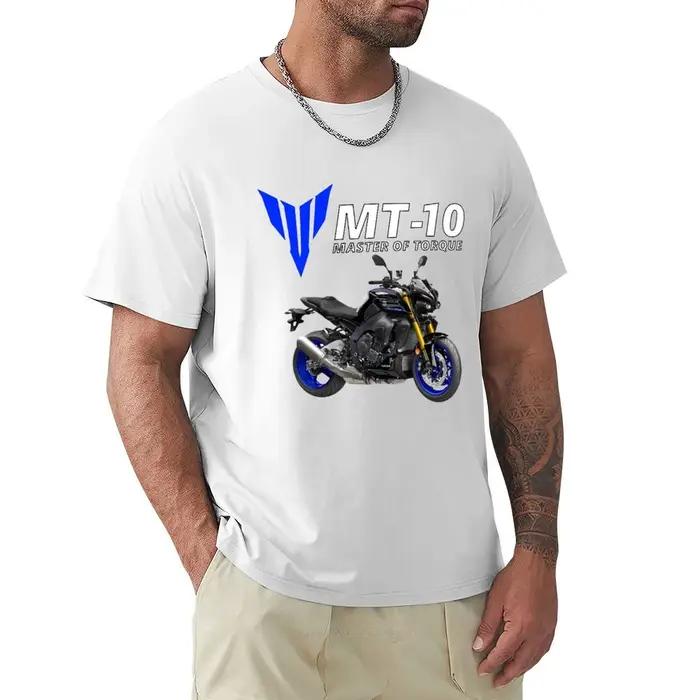 T-shirt moto MT-10 Économie drôles Anime Vêtements pour hommes