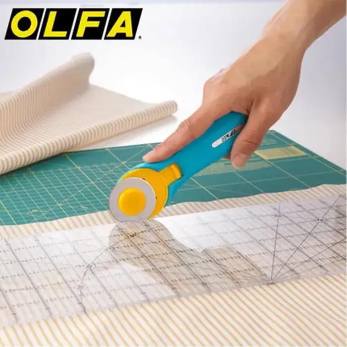 Olfa RTY-2/C 45mm distant Pinkle lame de coupe, coupe-couture multi-usages pour couper le cuir tissu