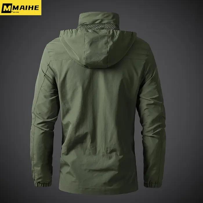 Vestes coupe-vent imperméables pour hommes, manteau militaire à capuche, nouvelles vestes de Combat