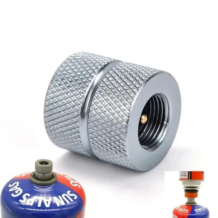 Adaptateur de recharge de gaz pour réchaud de camping extérieur