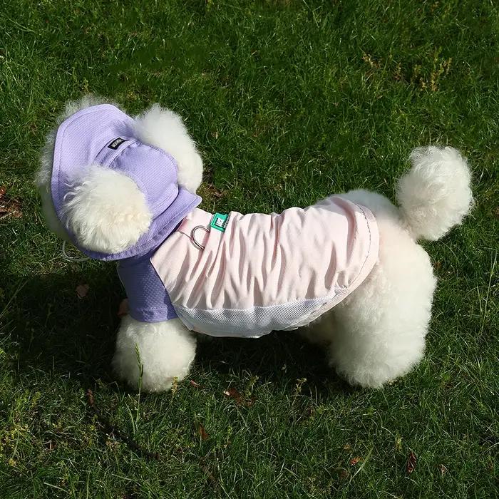 Veste de protection UV pour chiens et chats, tissu en soie glacée, protection solaire, maille respirante pour vêtements d'été pour animaux de compagnie en extérieur