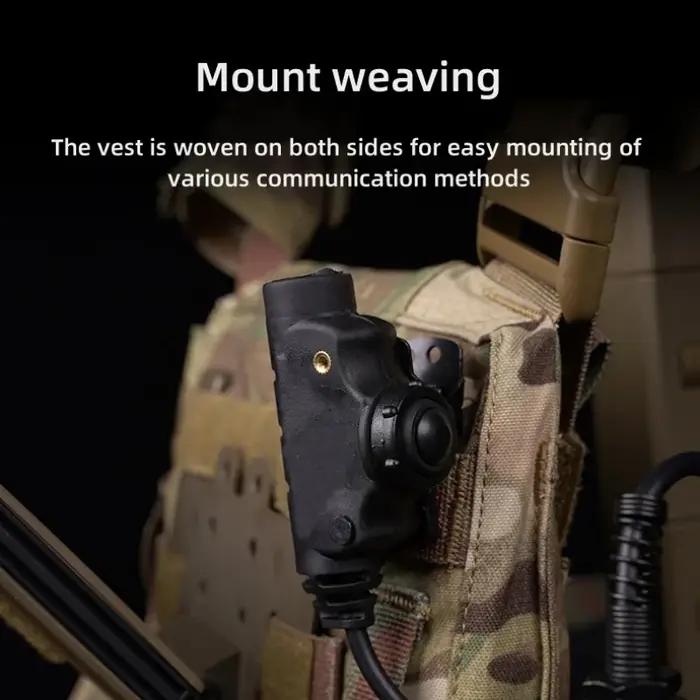 Gilet tactique trapézoïdal détachable rapide pour la chasse en plein air AVS MBAV