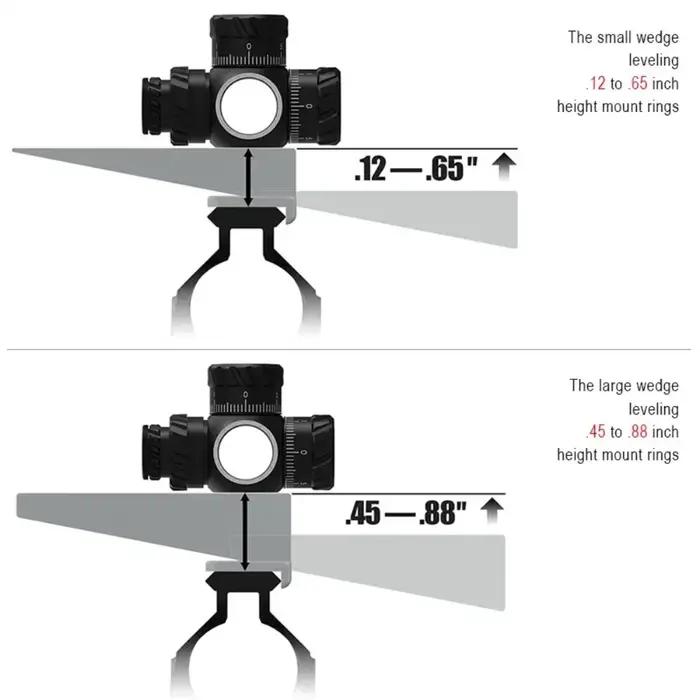 Niveleur Vertical optique tactique en aluminium