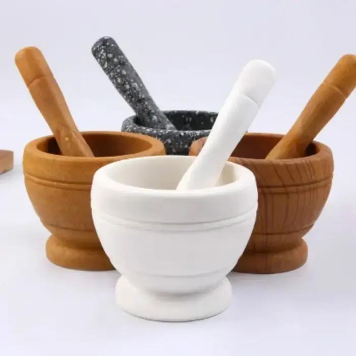 Ensemble de pilon à mortier en résine
