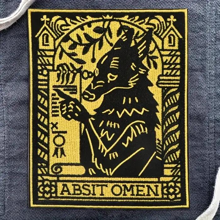 Patch brodé de fleurs Vintage loup, 1 pièce, Badge d'inspiration d'animaux Punk, cadeau à repasser s