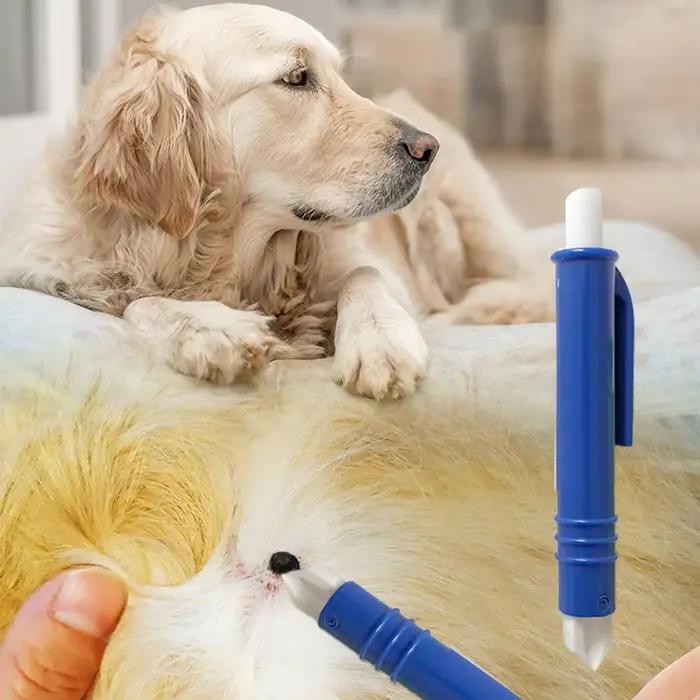 Kit de 4 pinces et crochets pour l'élimination facile des tiques chez les chiens