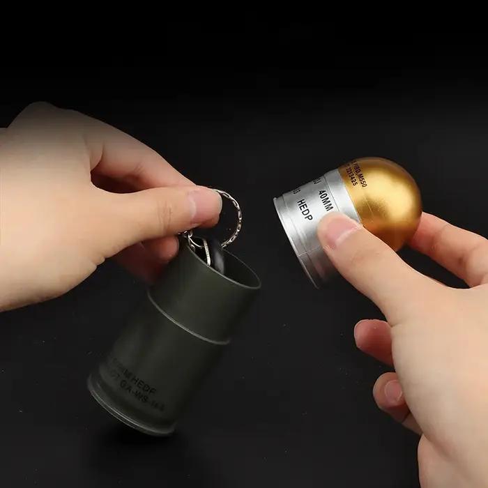 M433 HEDP 40mm cartouche factice Grenade modèle militaire ventilateur Collection jouet cadeau Mini mallette de rangement Airsoft affichage décoration