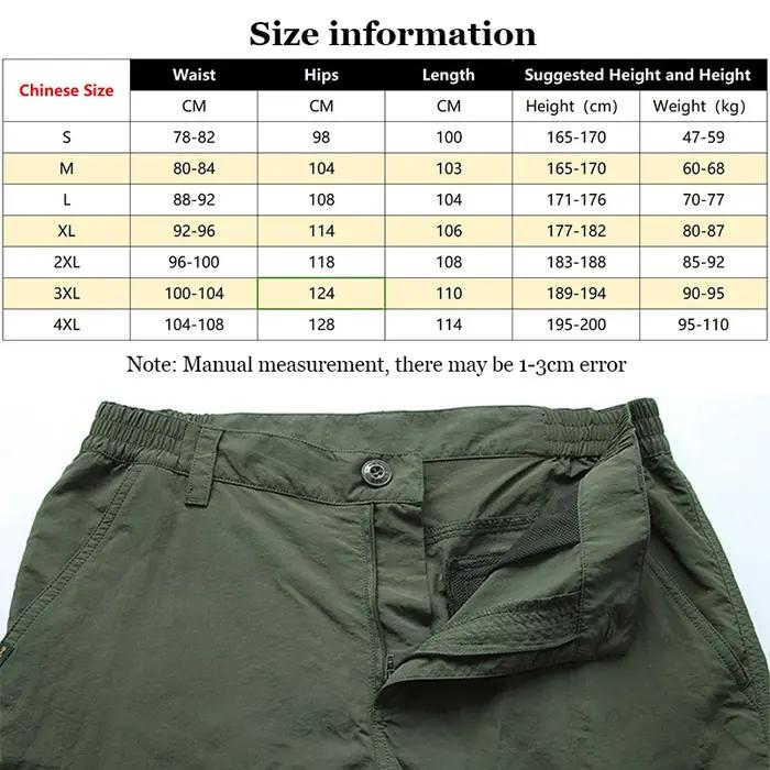 Pantalon cargo tactique homme imperméable respirant été 2023 - Trousers militaire séchage rapide casual