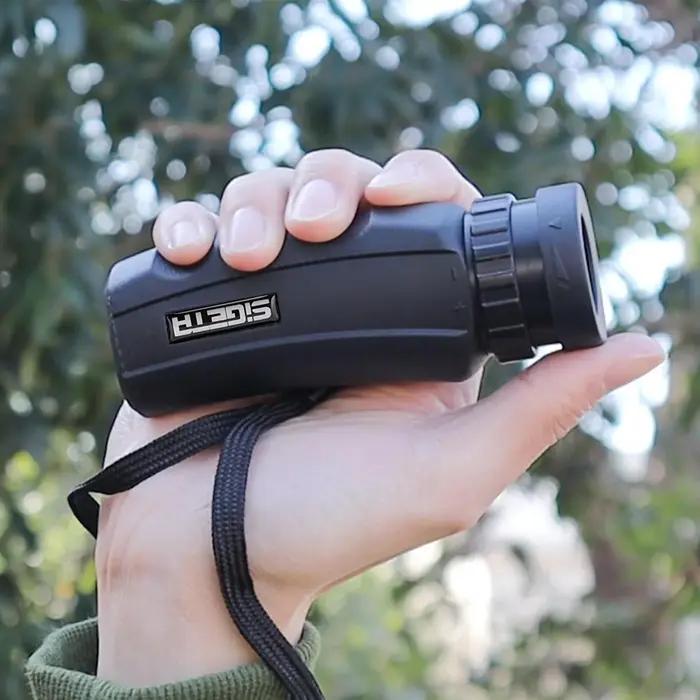 Monoculaire compact 8x25 HD étanche - Télescope de poche pour observation ornithologique et chasse