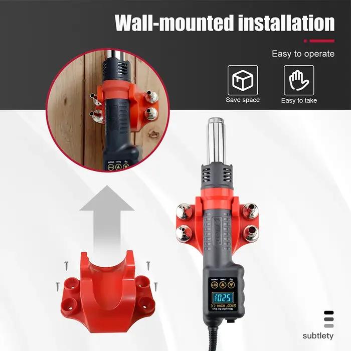 JCD – Station d'air de soudage 750W avec Micro pistolet à chaleur, sèche-cheveux numérique LCD 220V