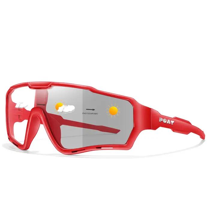 POAT marque hommes femmes vtt vélo vélo lunettes photochromiques cyclisme pêche lunettes de course n