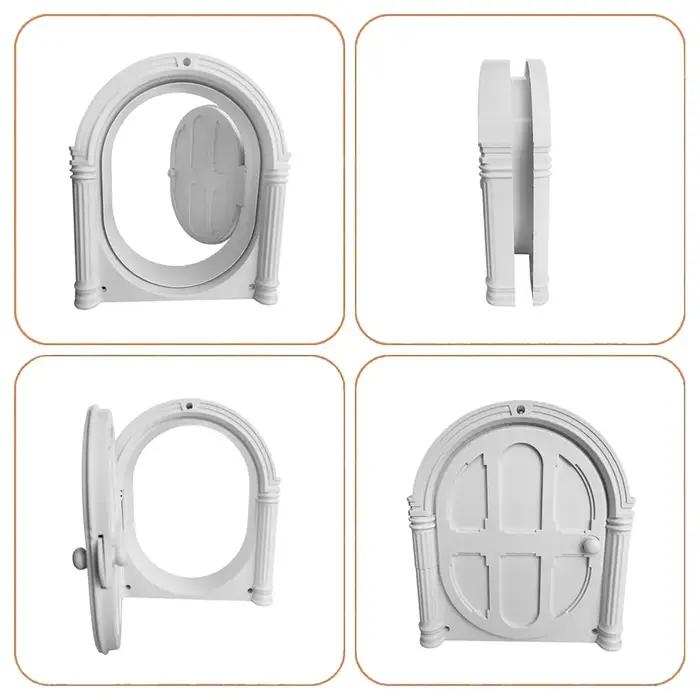 Porte pour animaux de compagnie en plastique ABS pour chats entrée sortie sécurisée et durable pour chiens et chats occasions spéciales