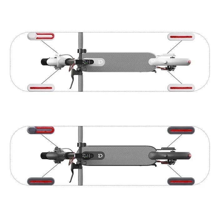 Coque de protection autocollante pour roues avant et arrière de trottinette électrique M365