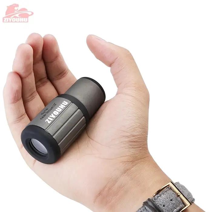 Monoculaire Mini 6x18 HD Professionnel de Poche pour Chasse Randonnée Observation Extérieure Compact