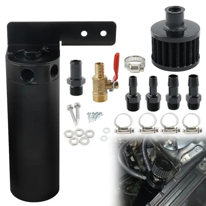 Kit de Récupération d'Huile Noir à 2 Ports de 750ml