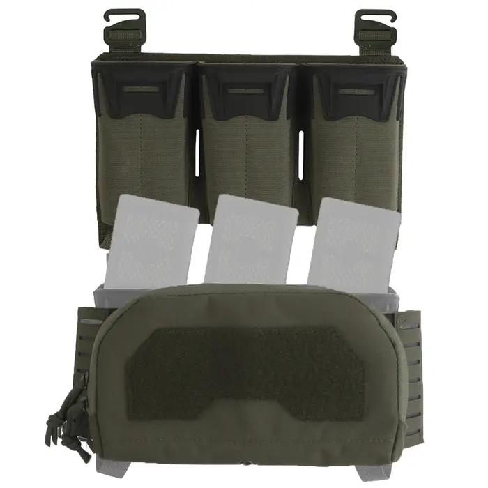 Poche admin camouflage 2ème couche - Sac de stockage triple chargeur multi-calibre pour gilet tactique