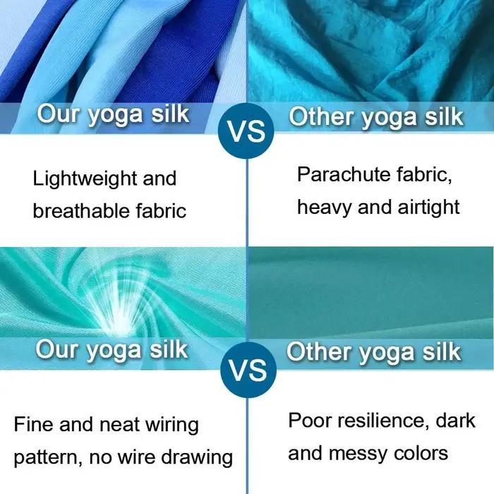 Hamac de Yoga aérien de 5.5 Yards, balançoire de Fitness pour l'inversion de Yoga antigravité, flexi