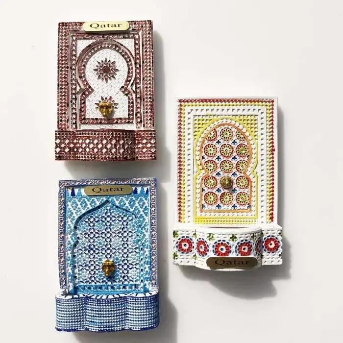 Aimants pour réfrigérateur chameau du Qatar résine scénique animal de compagnie décoration occasionnels cadeaux pour femmes et enfants