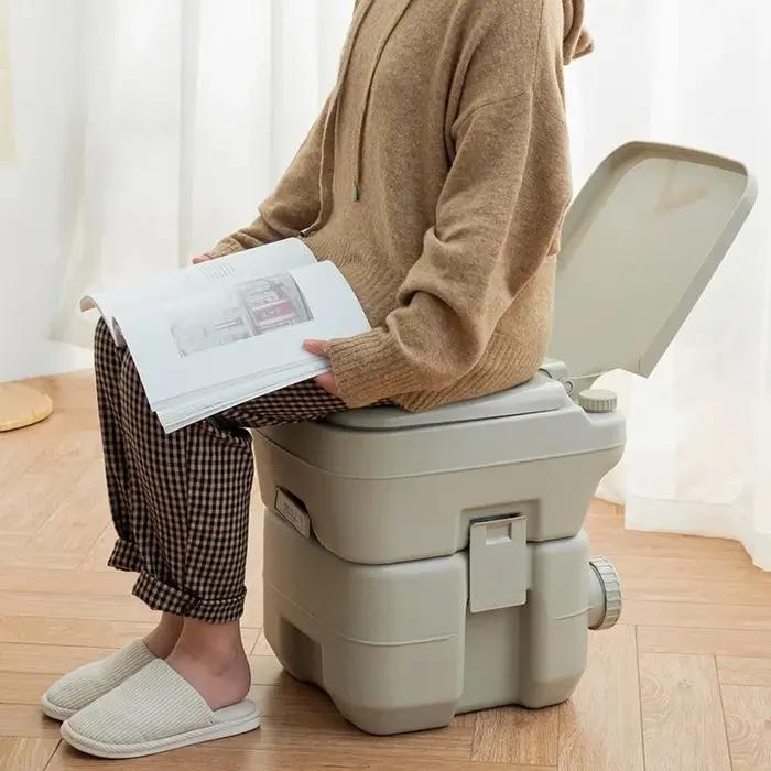 Pour 10L/20L toilettes accroupies en plein air pour les personnes âgées