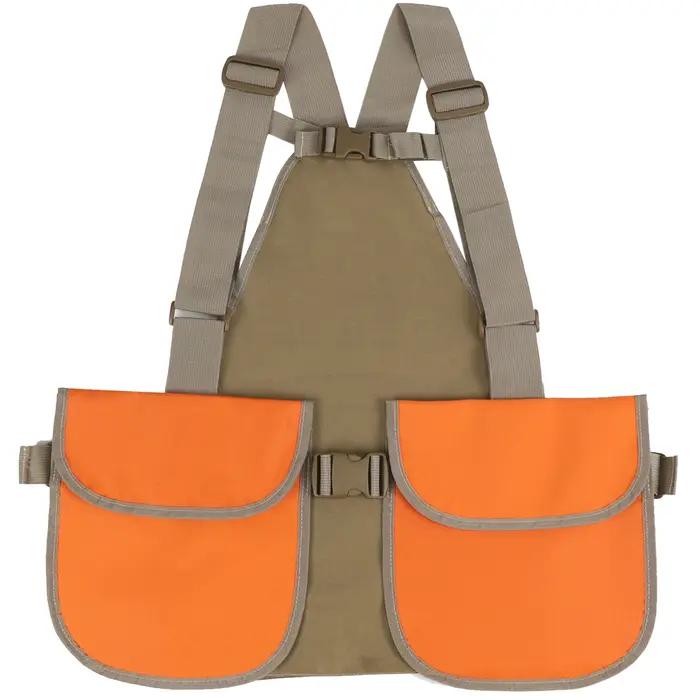 Gilet orange pour la chasse et la pêche en plein air, couleur orange fluorescente accrocheuse, taill