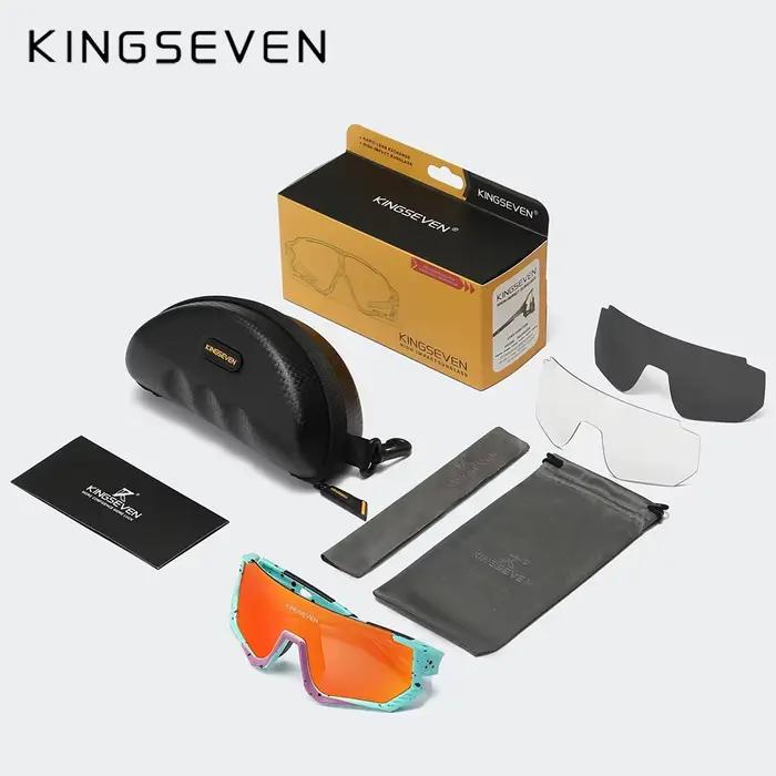 KINGSEVEN lunettes de soleil de cyclisme hommes femmes lunettes de vélo escalade Anti-UV vélo sport