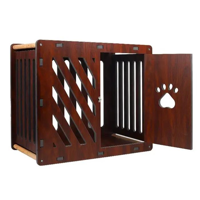 Abri pour chat en bois respectueux de l'environnement, design mode, lit pour chats, cadeau pour animaux de compagnie, abri de luxe pour extérieur