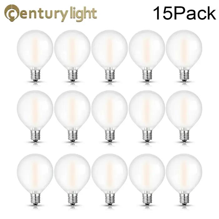Ampoule LED Rétro G40 Frosted 1W Culot E12 220V