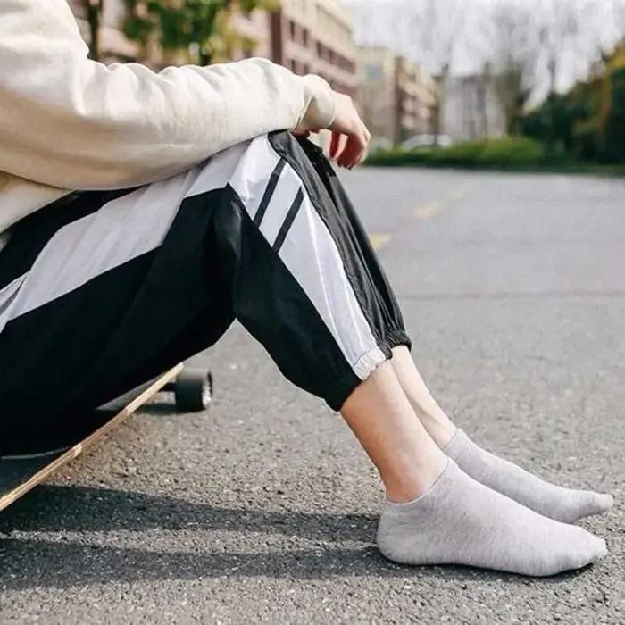 Chaussettes bateau homme 5 paires noires professionnelles - Confort et respirabilité pour chasseurs élégants