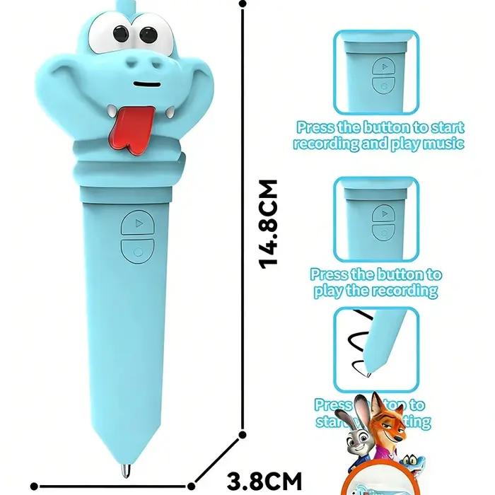 Stylo enregistreur Zootopia 2 Carrot | Style Judy & Nick pour enfants | Mini