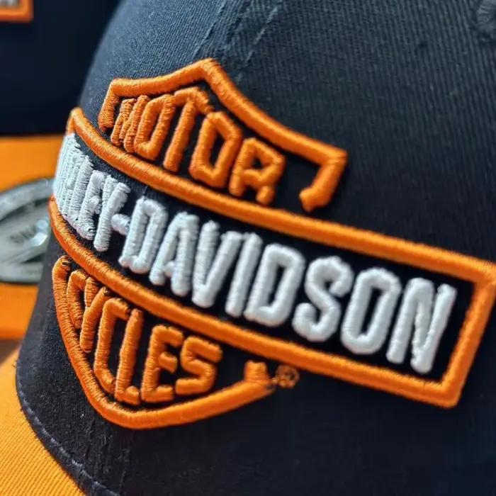 Casquettes de baseball en coton pour moto Harley Davidson