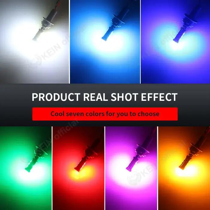 Ellin-Ampoule LED T15 pour Clignotant de Voiture, enquêter Arrière de Secours, Lampe DRL DC12V Blanc