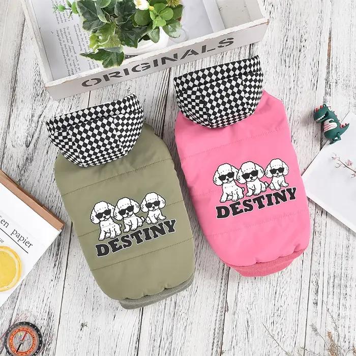 Costumes Cool pour chiens caniche XXL 4XL, petit et moyen chiot, vêtements pour animaux de compagnie, coupe-vent, tenue polaire, rose, vert, fournitures pour chats