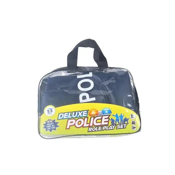 Costumes de cosplay de police unisexes, jouets de police, flic, boussole, sifflet, insigne de police, accessoires de costume de carnaval, Halloween