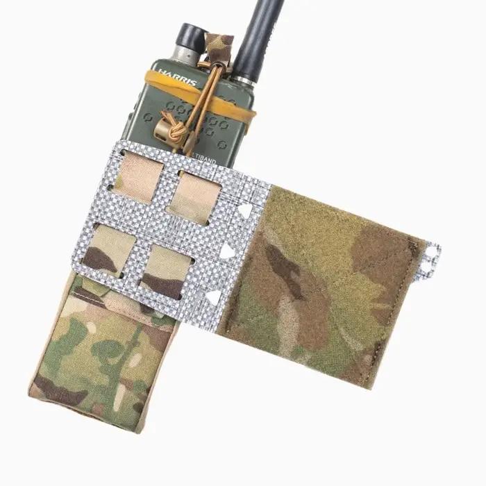 Modèle SC de tactique de chasse avec rabats étendus et sac radio intégré