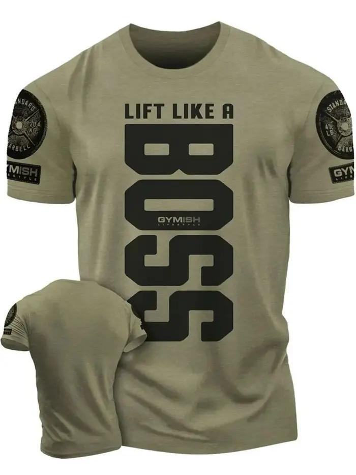 Été nouveau Adrenaline Power Workoout gymnase hommes respirant col rond T-shirt de haute qualité lettre imprimée haut