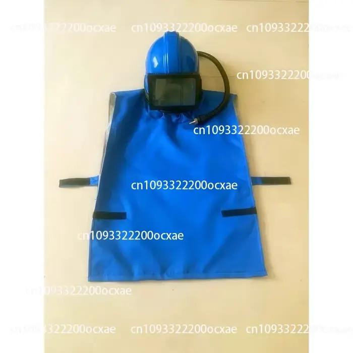 Casque de sablage de protection de sécurité, masque, casque de ponçage, casque de protection, capuch