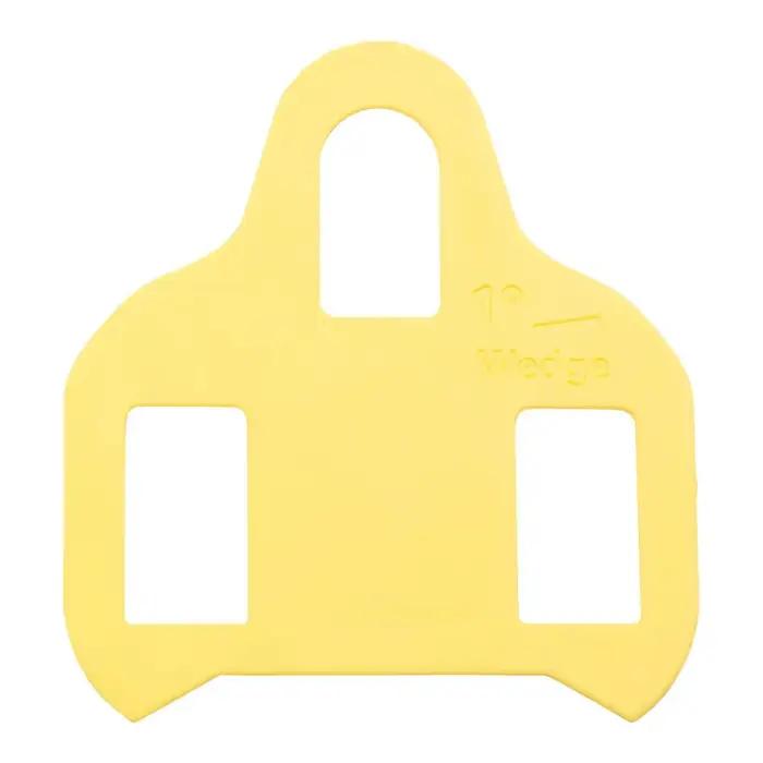 Cales de taquet de raccord de vélo pour Shimano Road SPD-SL et VTT SPD ATAC SpeedPlay manivelle Bros crampons pour vélos de montagne et de route en plastique durable Blanc Bleu Jaune