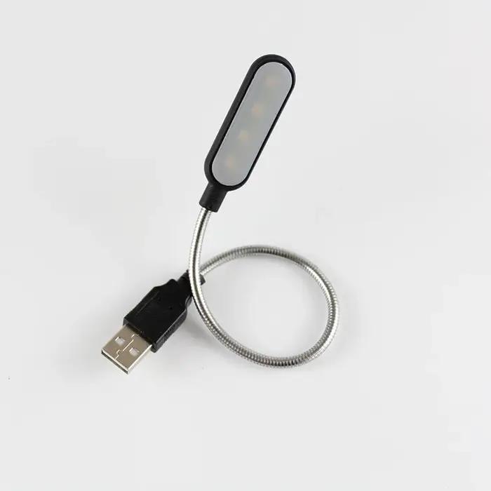 Mini 4 LED lampe de livre Portable USB lecture